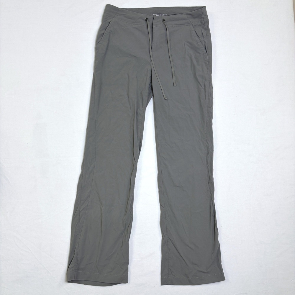 Columbia Omni-Shield Anytime Outdoor Gray Hiking Pants Womens 8 Outdoor Bootcut